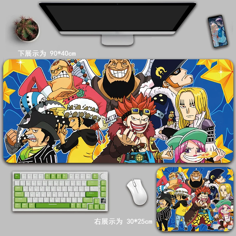 Коврик для мыши One Piece супер большой, Salon Ruf, аниме-игра офисный коврик для стола 2D