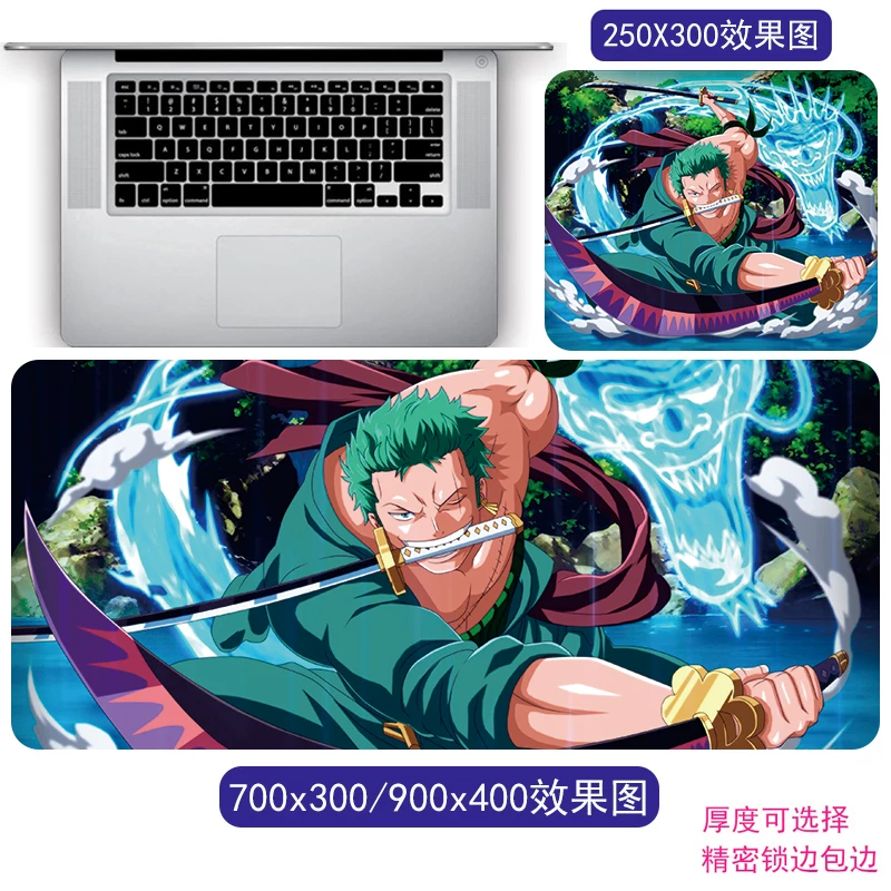 Коврик для мыши One Piece супер большой, Salon Ruf, аниме-игра офисный коврик для стола 2D