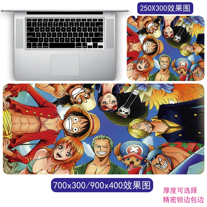 Коврик для мыши One Piece супер большой, Salon Ruf, аниме-игра офисный коврик для стола 2D