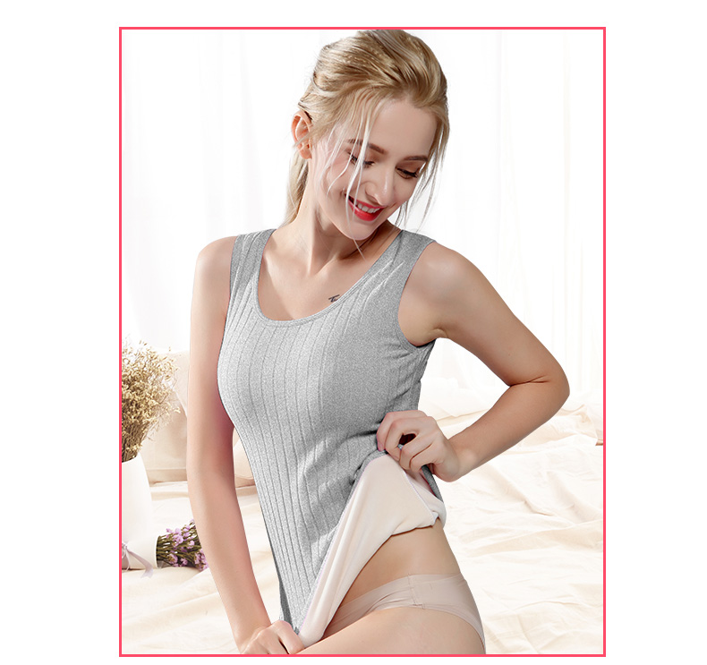 Ấm vest nữ dày cộng với nhung cotton vest mùa thu và mùa đông áo sơ mi mặc mùa đông vớ mùa thu áo sơ mi