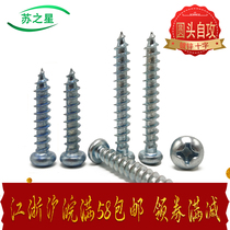 Galvanized high strength round head self-tapping screw pan head self-tapping screw M3M4M5M6 * 8 10 12 16 -- 50