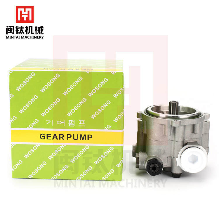 The excavator accessories K3V63 gear pump shrine steel SK120-5 200-5 Dayu DH120-5 modern R120-5