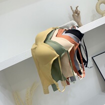 Thin section No-scratched underwear Female back buckle type No steel ring Poly Naked Feel Breathable Latex Spacer Harness Adjusted Bra