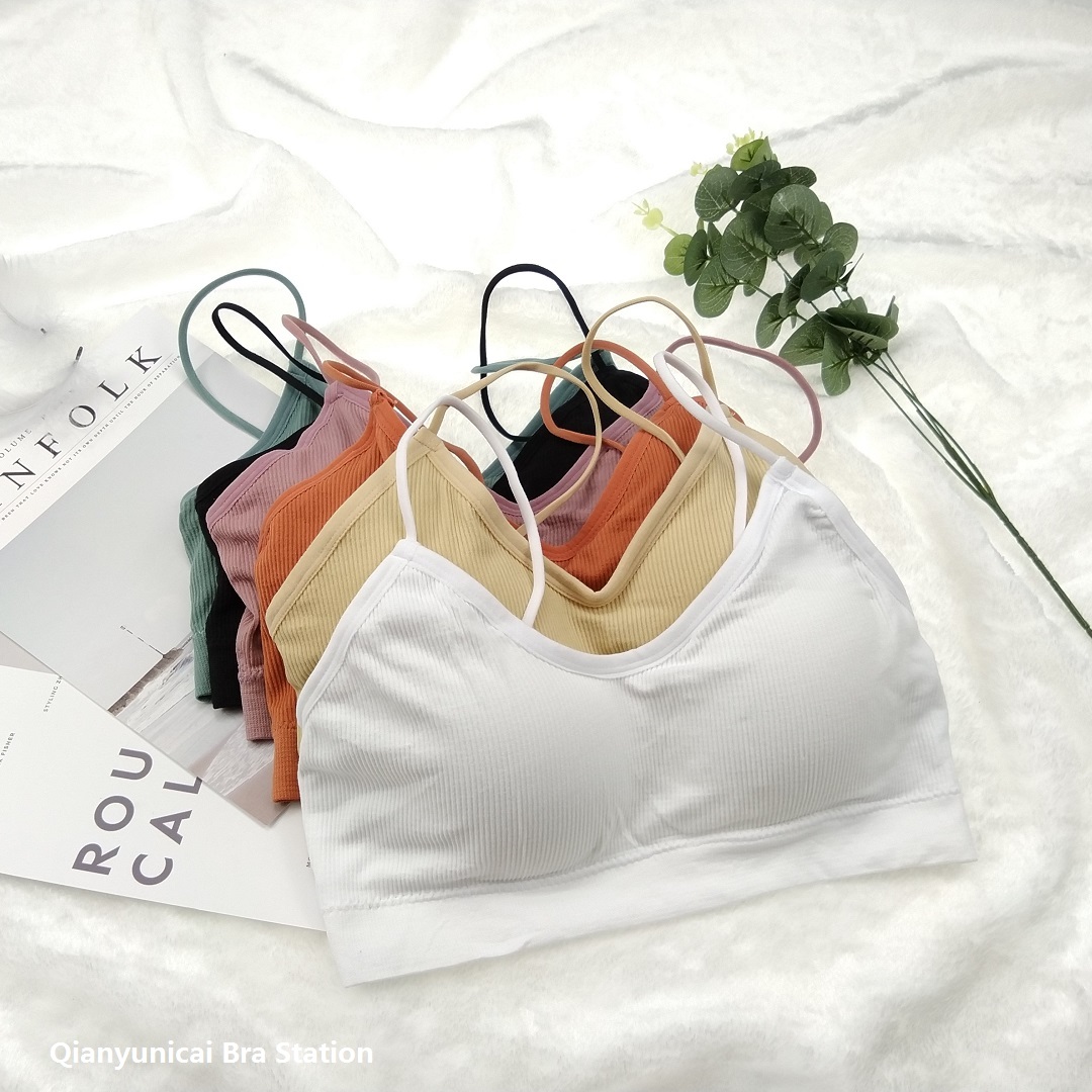 Day Moto Original Single Thread Small Harnesses Underwear Lady No Steel Ring Conditioning Vest Sport Students Yoga Breathable Underwear