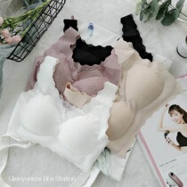 Japan No Marks Underwear Women No Steel Rings Lace Sexy Beauty Back Poly woo Breathable Sleep Vest Sport Bra
