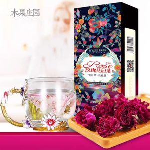 玫瑰花茶干玫瑰平阴花冠茶花茶重瓣玫瑰花瓣食用干花泡茶大朵