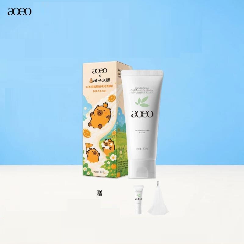 AOEO山茶花氨基酸敏感舒缓洗面奶
