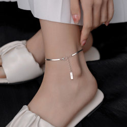 925 sterling silver anklet for women 2022 new trendy cool style anklet niche design ankle chain