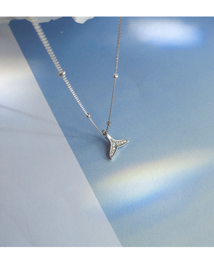 Toàn bộ cơ thể 925 sterling bạc đuôi nàng tiên cá đơn giản thời trang tươi sáng tạo vòng đeo tay sinh viên Sen trang sức Hàn Quốc vòng vàng tây nữ