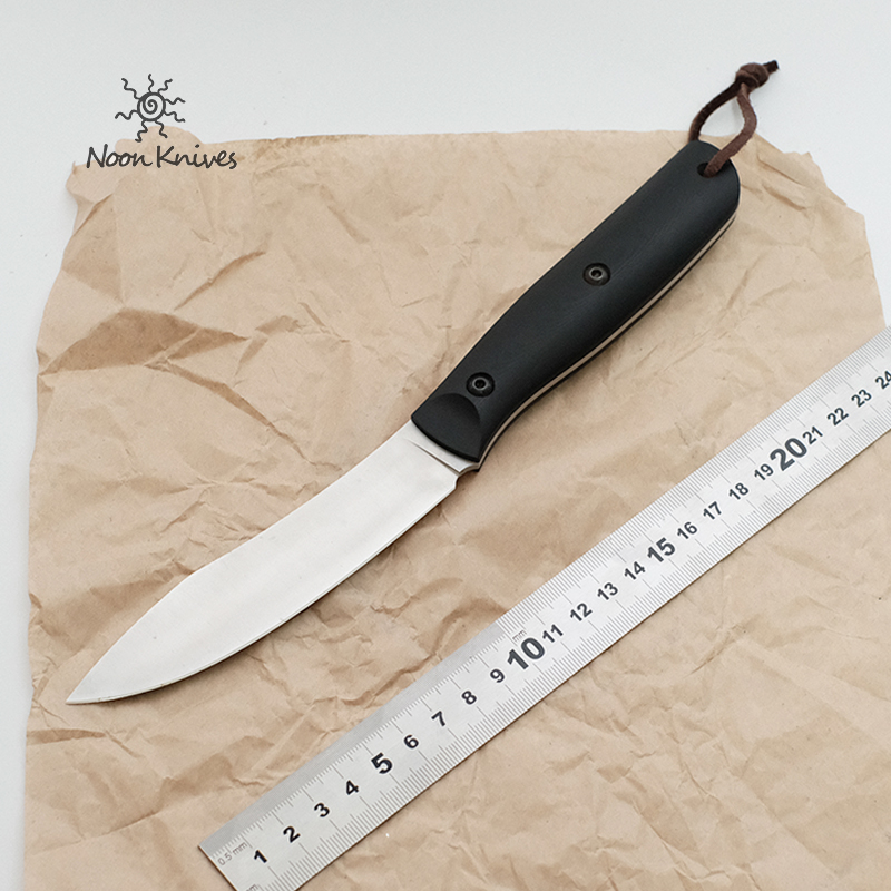 Noon outdoor camping kitchen knife BC Nordic hunting fish knife Swedish imported 14C28N stainless steel camping chopper