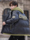 Winter fake two-piece down-padded jacket for boys, junior high school students, thickened cotton-padded jacket, teenagers and older children's winter coat, cotton-padded jacket