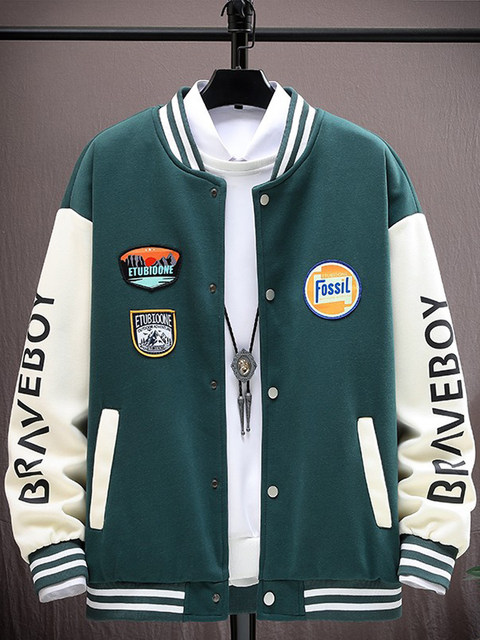 13 Teenagers' Spring and Autumn Jackets 12-Year-Old Boys' Big Kids' 14 Boys' Jackets 15 Junior High School Students' Baseball Uniforms 16