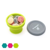 Дорожный портативный силиконовый ланч-бокс для кемпинга, стульчик для кормления для путешествий со стаканом, посуда, комплект