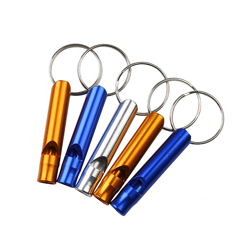 Outdoor survival whistle aluminum outdoor life-saving whistling children's outdoor sentinel outpost referee sentinel travel