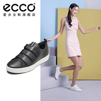 Ecco Ai Cold Leather White Shoy Женская липучка на липучке.