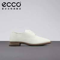 Ecco AI British Style Маленькая кожаная обувь Женская сказочная грубая кремовая обувь для одиночной обувь женская бесплатная 266403