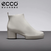 Ecco Love Step Женские ботинки осень и зимняя толстая толстая толстая модные ботинки кожаные ботинки тип пластиковой скульптуры ритм 207633