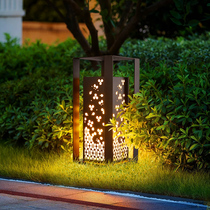 New Chinese style lawn lamp Waterproof garden lamp Garden villa lawn lamp Landscape lamp Outdoor stigma lamp Community ground lamp