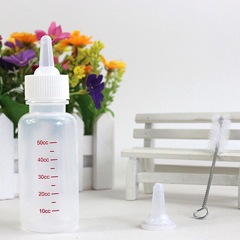 Pet Bottle Dogs Puppies Puppies New Dogs Dogs Cat Kitty Young Cat Lactation Bottle Teddy Small Number Pacifier Pet Dog Supplies