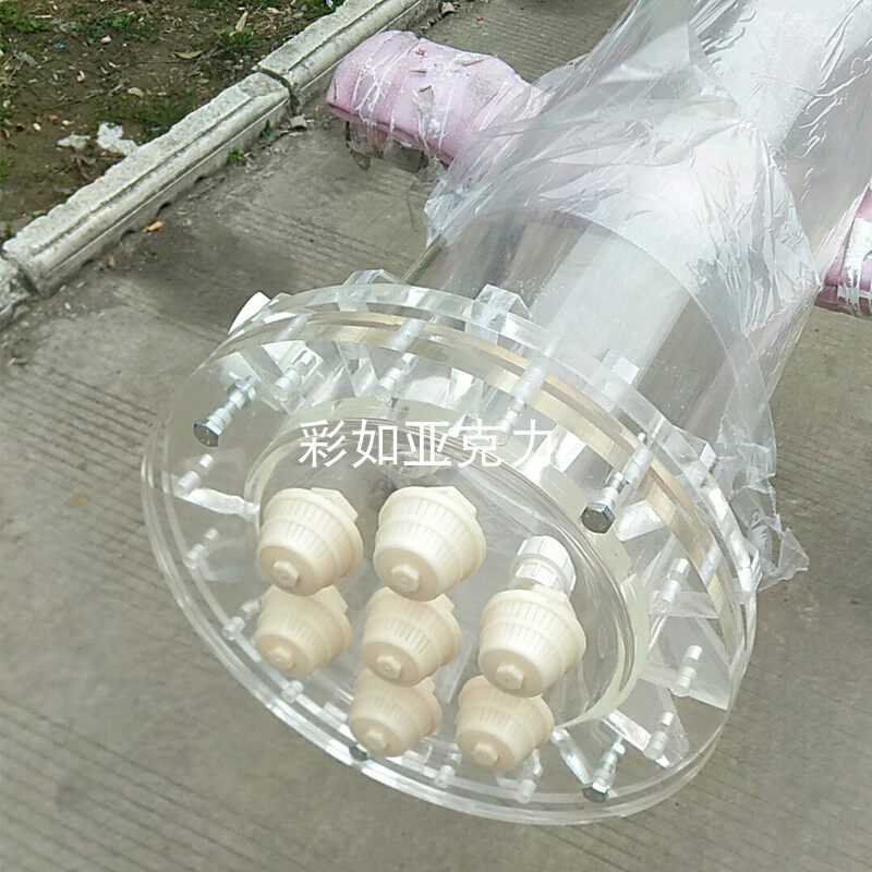 Transparent acrylic exchange column of organic glass ion exchange column resin column layer customization