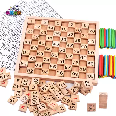 1-100 digital puzzle children's baby puzzle early education digital cognitive enlightenment teaching aids intellectual toys 2-3-4 years old