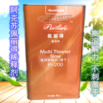 Aksupelide thinner automotive paint thinner slow drying fast drying standard universal P-200 thinner solvent
