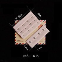  Three rows and four buckles matching bra lengthened buckle Stainless steel back buckle breasted underwear male and female buckle bra hook