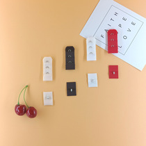 Three rows and one button matching set 3 rows and 1 button set stainless steel bra back buckle underwear buckle hook buckle