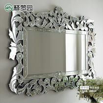 Carved Mirror Decoration Mirror Genguan Mirror Bathroom Mirror Venetian Mirror Neoclassical decoration M0408