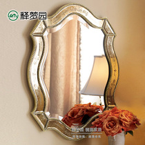 Mirror sculpted mirror decoration mirror Hyun Guan Mirror Bathroom Mirror Venice Mirror New Classical postmodern 0444
