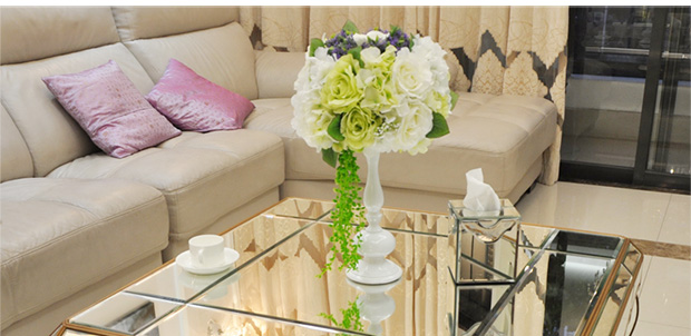 Gương bàn cà phê Bàn cà phê thủy tinh Gương đồ nội thất Sâm panh châu Âu Mới hậu hiện đại 1026 - Bàn trà bàn trà gỗ nguyên khối