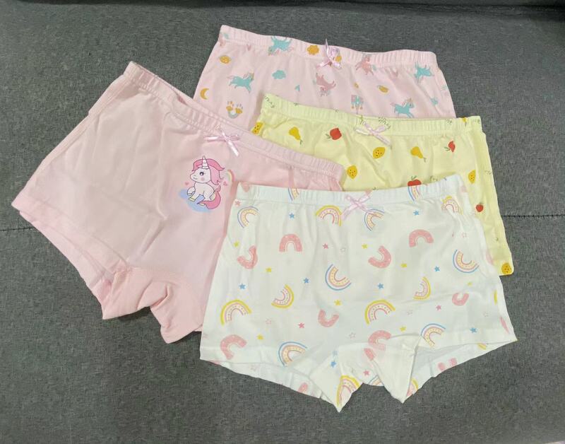 Children's Underwear Rainbow Pony Pure Cotton Breathable Cute Bunny Kitten Mermaid Cartoon Boxer Briefs Children's Underwear Rainbow Pony Pure Cotton Breathable Cute Bunny Kitten Mermaid Cartoon Boxer Briefs