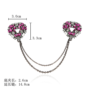 Broche femme SHES en Alliage, cristal - Ref 1187574 Image 9