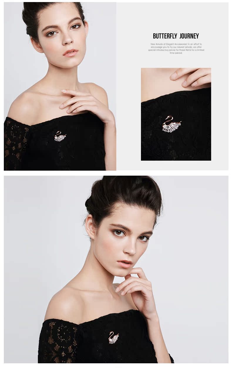 Broche femme SHES en cristal artificiel - Ref 1187060 Image 20