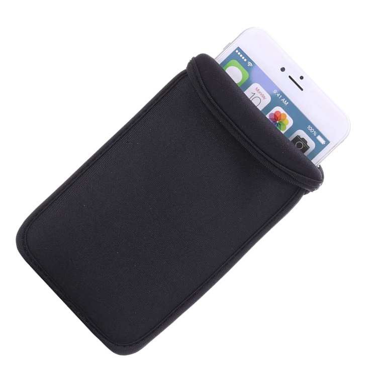Mobile phone cloth bag sub protective sleeve anti-fall dust 4 7 inch 5 2 inch 5 5 inch 6 inch universal straight insert elastic diving material 
