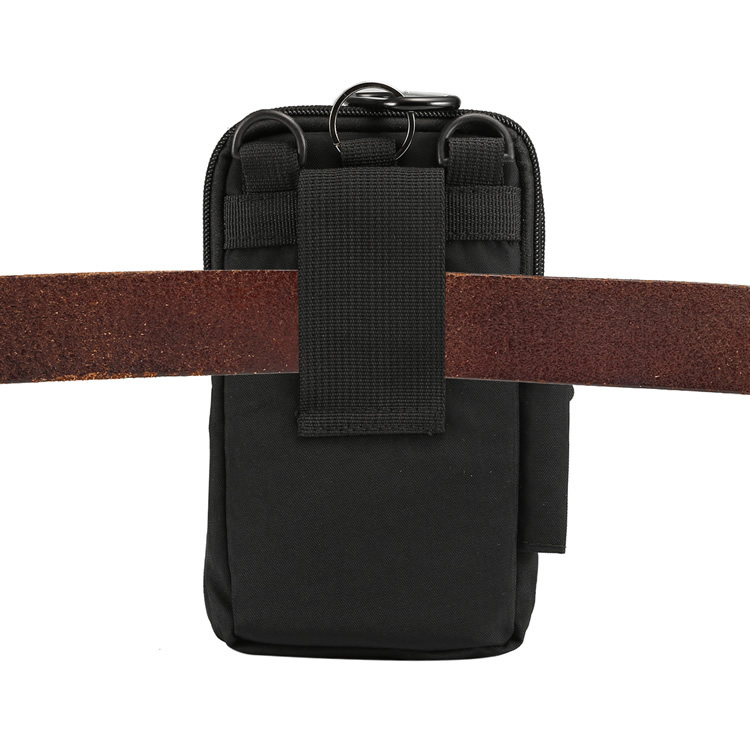 5,5 inch đôi điện thoại di động treo dây thắt lưng đeo thắt lưng nam 6 inch ngoài trời giải trí leo núi vai chéo vải nhỏ túi đa lớp túi đeo hông nữ mini