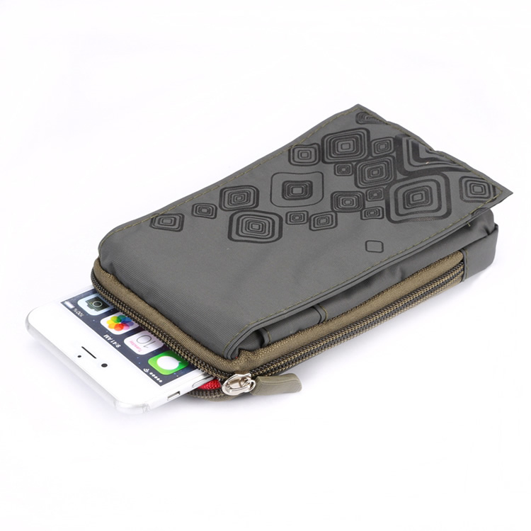 5,5 inch thể thao chạy điện thoại di động túi vải dọc đeo đai túi mini túi nam và nữ phổ quát túi đeo hông chạy bộ hà nội	