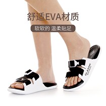 Japanese slippers men summer outdoor home indoor non-slip couples home thick soles slippers women wear tide