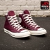 OFF AIR CONVERSE 1970S rượu vang đỏ giày nam cao cấp giày vải tiêu chuẩn Samsung 162051C Plimsolls