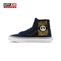 VANS Ван SK8-HI Мужская и женская обувь высокая версия черепа печати повседневная холст ботинки vn0a32qg9yj