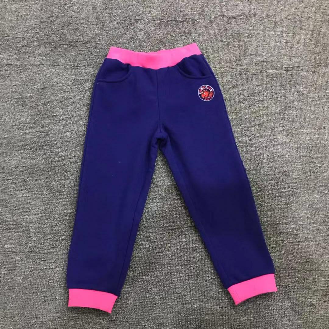 Anta Boys and Children's Clothing Children's Fleece Thickened Warm Pants Winter New Sports Pants