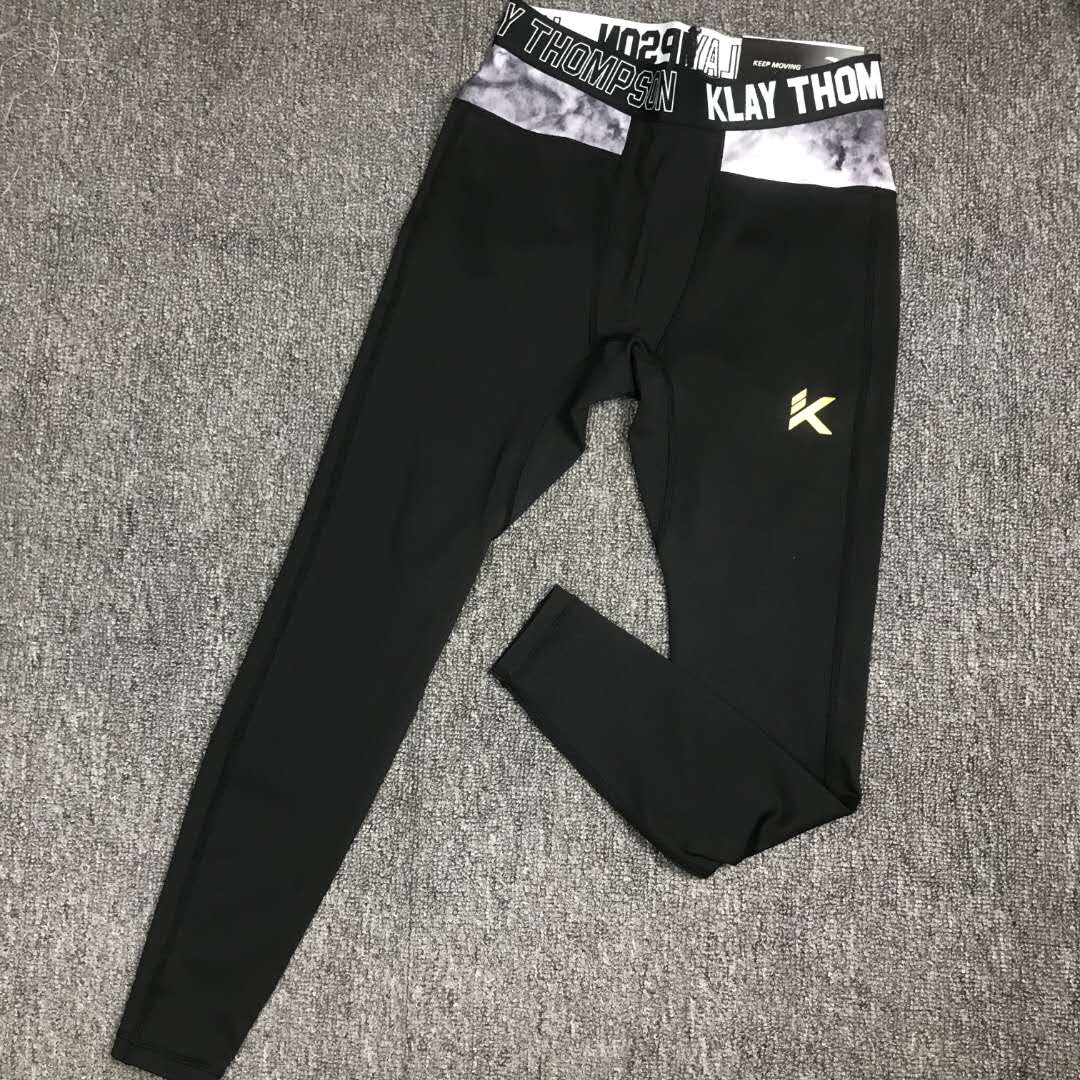 Anta new men's leggings running fitness pants yoga pants basketball leggings knitted nine-point pants men