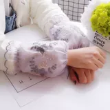 Кружевные нарукавники, короткий демисезонный комплект для школьников и студентов, в корейском стиле