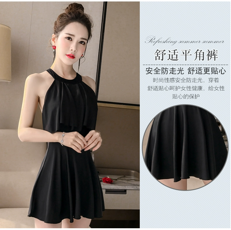 Áo tắm nữ 2019 mới bảo thủ bó sát che bụng thon gọn ngực nhỏ gợi cảm tụ tập áo tắm nước nóng XL - Bộ đồ bơi One Piece