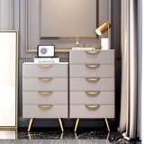 Северный боевой шкаф Простой современный хранение спальни Light Luxury Five -Bucket Cabinet Комбинация хранения гостиной большой ящик для капота