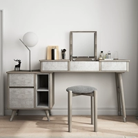 Северный туалетный столик простота и современный пограничный шкаф Flip Grey Staud Staup Table маленькая квартира спальня легкий роскошный макияж