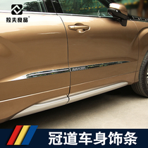 Suitable for Honda Crown Road special body trim strip door side anti-collision metal scratch-resistant sequin exterior decoration