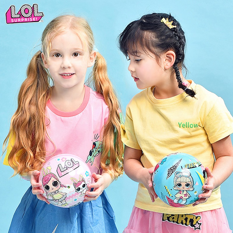 2021 new products LOL Surprise Doll Children Clapping Ball Nursery Leather Ball Baby Outdoor Sports Toy Ball