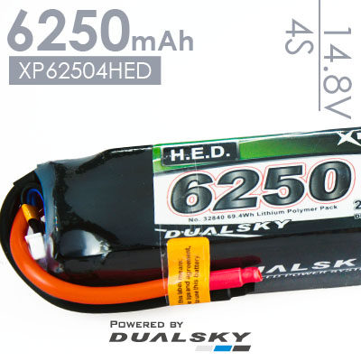 Double day battery XP62504HED6250mAh 14 8V 4S multi-axis aerial photography model aircraft lithium battery