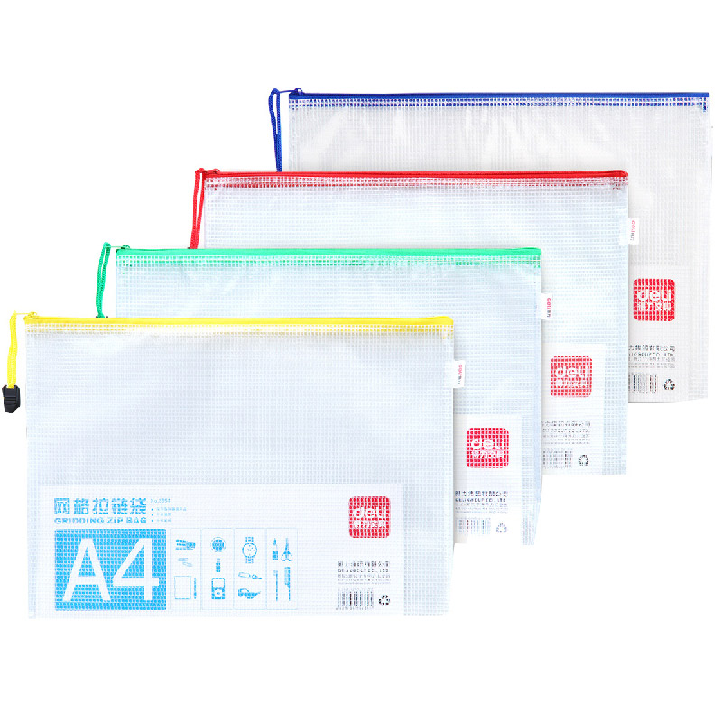 Able Pull Chain Bag 5654 Economy Type Grid Pull Chain Bag A4 File Bag Briefcase Pull Side Bag